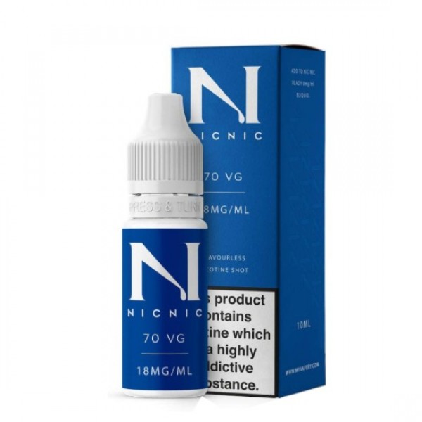 NIC NIC NICOTINE SHOT 18MG 70%VG