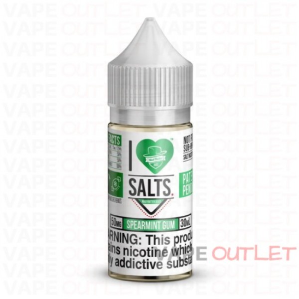 I LOVE SALTS Eliquid SPEARMINT GUM