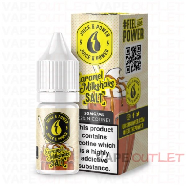 JUICE N POWER SALT Eliquid CARAMEL MILKSHAKE