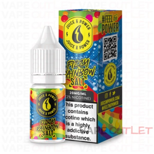 JUICE N POWER SALT Eliquid FIZZY RAINBOW