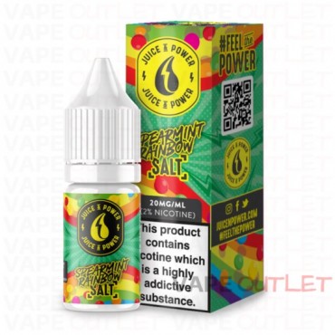 JUICE N POWER SALT Eliquid SPEARMINT RAINBOW