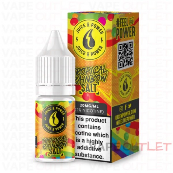 JUICE N POWER SALT Eliquid TROPICAL RAINBOW