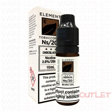 ELEMENT NIC SALT Eliquid CHOCOLATE TOBACCO