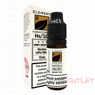 ELEMENT NIC SALT Eliquid HONEY ROASTED TOBACCO