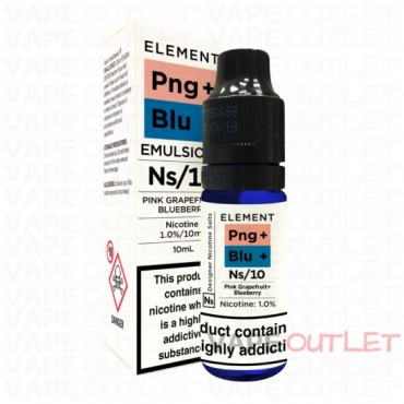 ELEMENT NIC SALT Eliquid PINK GRAPEFRUIT BLUEBERRY