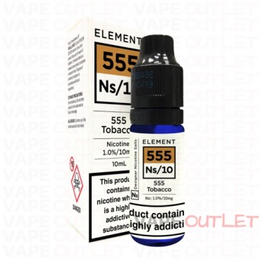 ELEMENT NIC SALT Eliquid 555 TOBACCO