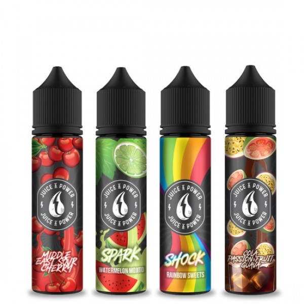 JUICE N POWER Eliquid Shortfills 60ML