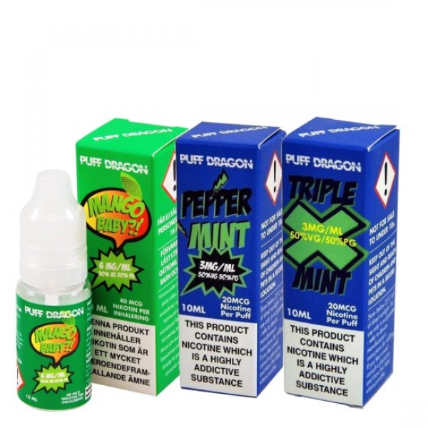 PUFF DRAGON Eliquids 5-PACK