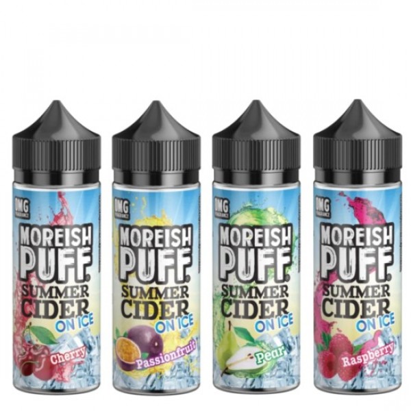 MOREISH PUFF SUMMER CIDER ON ICE Eliquid Shortfills 120ML