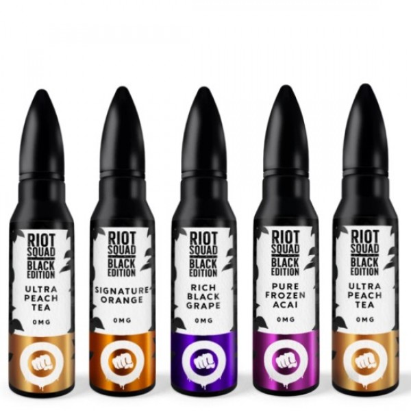 RIOT SQUAD BLACK EDITION Eliquid Shortfills 60ML