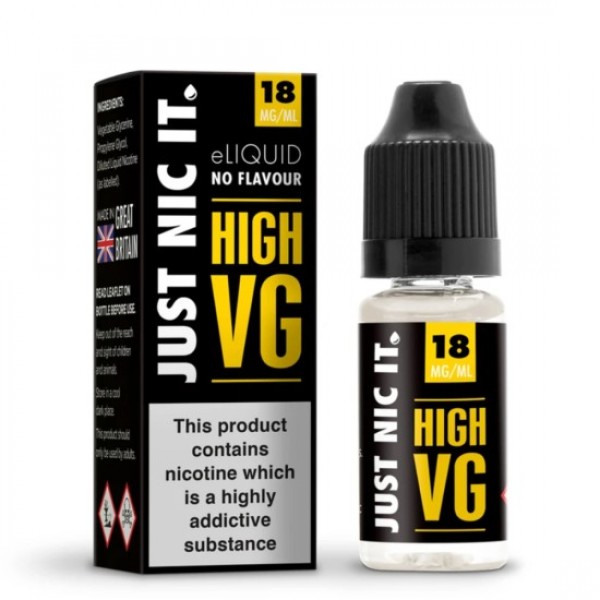 JUST NIC IT High VG NICOTINE SHOT 10ML