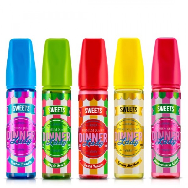 DINNER LADY SWEETS Eliquid Shortfills 60ML