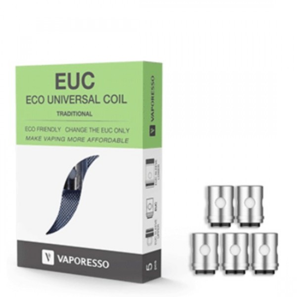 VAPORESSO EUC ECO UNIVERSAL TRADITIONAL VAPE COILS 5PCS