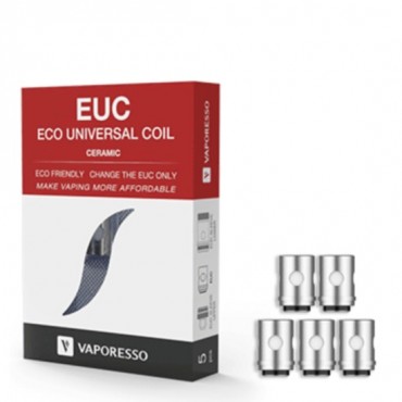 VAPORESSO EUC ECO UNIVERSAL CERAMIC VAPE COILS 5PCS