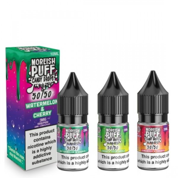 MOREISH PUFF CANDY DROPS 50/50 Eliquids 10ML