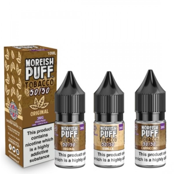 MOREISH PUFF TOBACCO 50/50 Eliquids 10ML