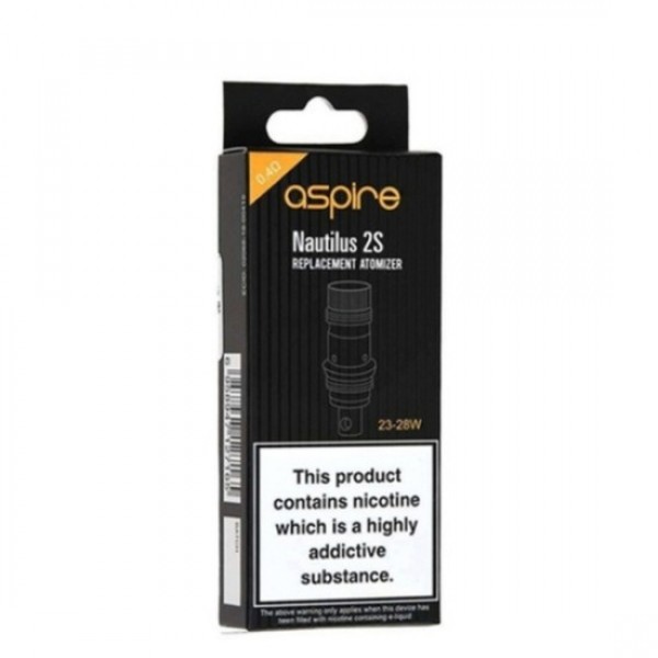 ASPIRE NAUTILUS 2S VAPE COILS 0.4OHM 5PCS