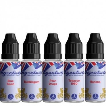 SIGNATURE 50/50 10ML Eliquids 10-PACK