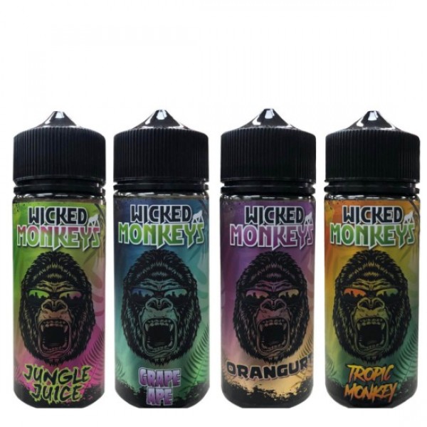 WICKED MONKEYS Eliquid Shortfills 120ML