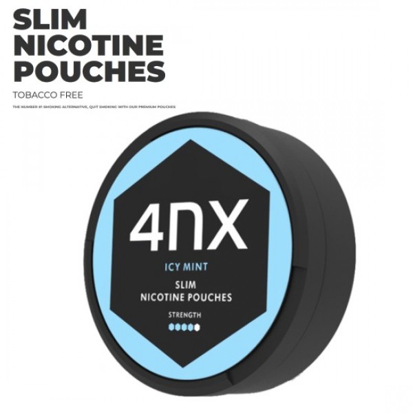 4NX SLIM Nicotine Pouches ICY MINT