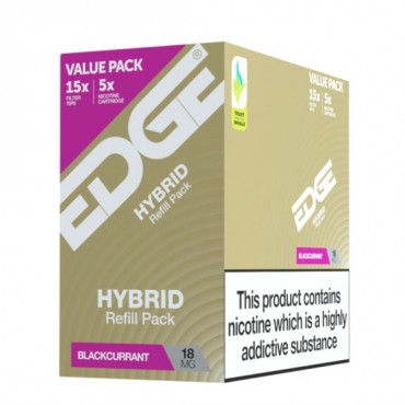 EDGE HYBRID Eliquid BLACKCURRANT REFILL 5-PACK