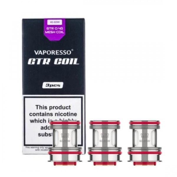 VAPORESSO GTR MESH VAPE COILS 3PCS