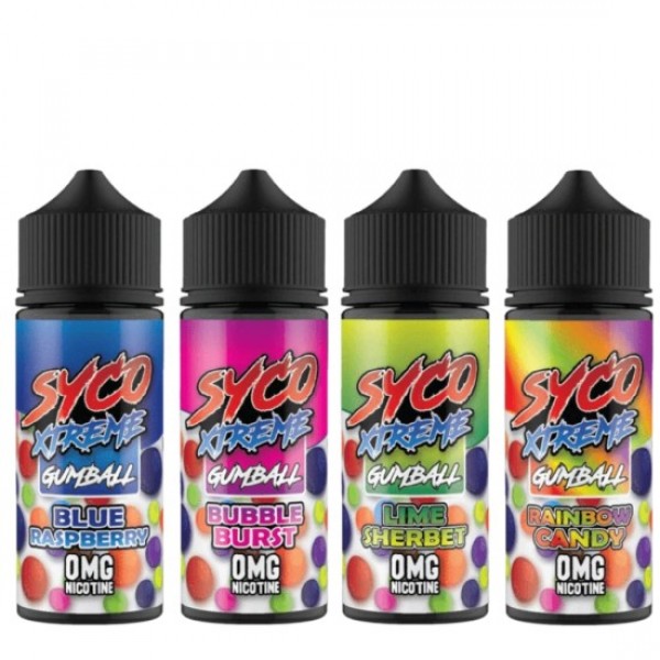 SYCO EXTREME GUMBALL Eliquid Shortfills 120ML