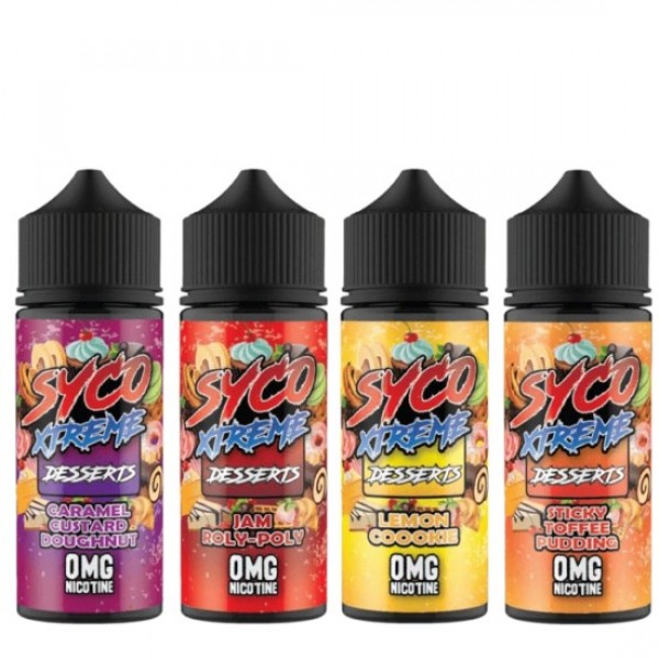 SYCO EXTREME DESSERTS Eliquid Shortfills 120ML