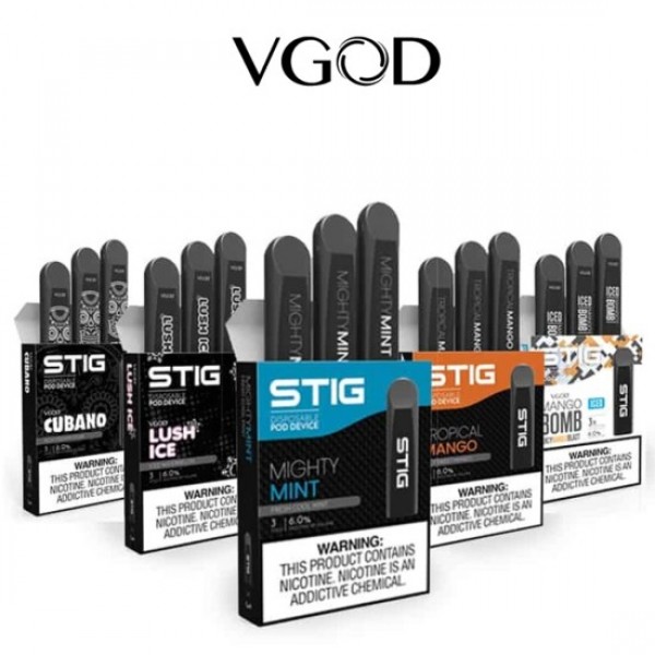 VGOD STIG DISPOSABLE POD VAPE KITS 3PCS