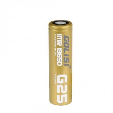 GOLISI G25 18650 BATTERY 2500MAH 20A