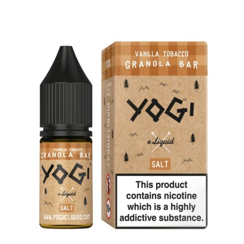 Yogi Nic Salt Eliquid Vanilla Tobacco Granola Bar 10ml