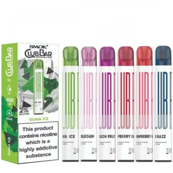 Smok Club Bar Disposable Vape Kit 600 Puffs